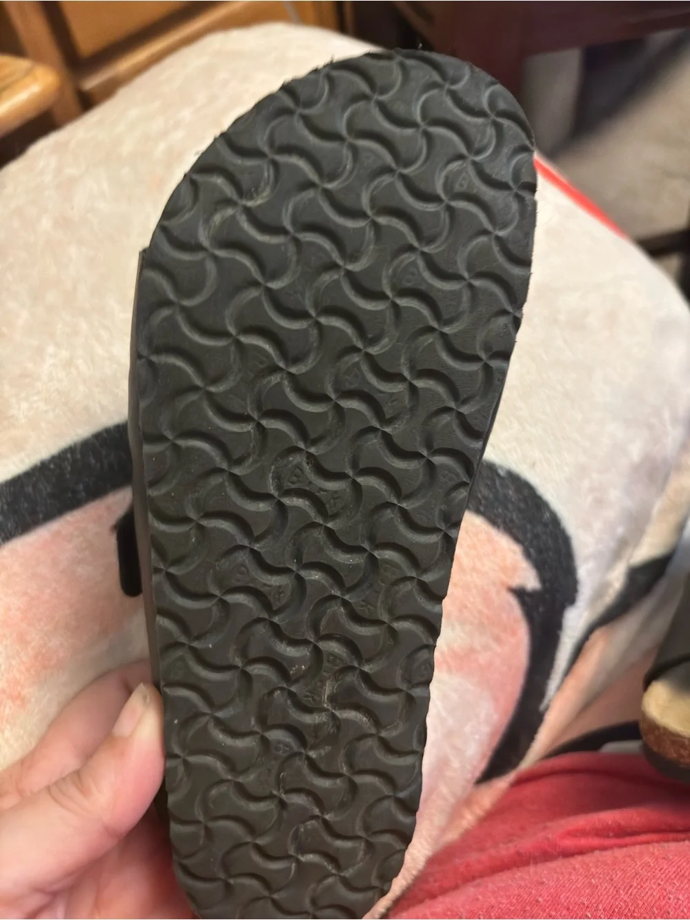 Birkenstock Kids Black Double Buckle Cork Sandals